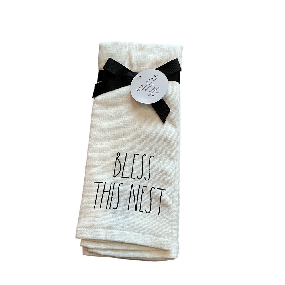 Rae Dunn Towel Set *Bless‎ this home-Home Sweet Home*